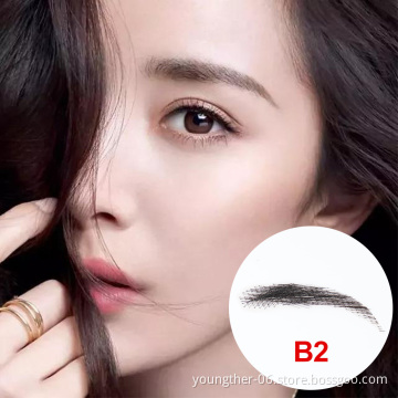 Dark Brown Men's Eyebrows wigs HUman hair 100% Hand Made Human Hair False Eyebrows Extensions
